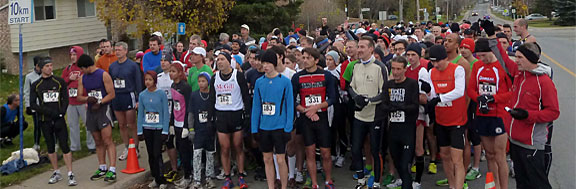 At the start of our last Boreal X-Country Race