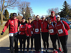 Runners at our club's annual 10k X-Country race.