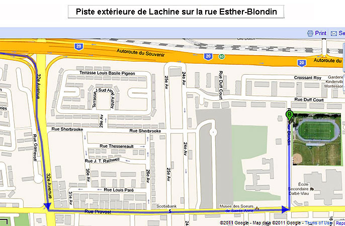 Piste ext&eacute;rieure de Lachine